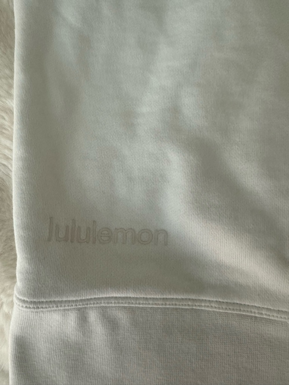 Lululemon White Oversized Sweatshirt